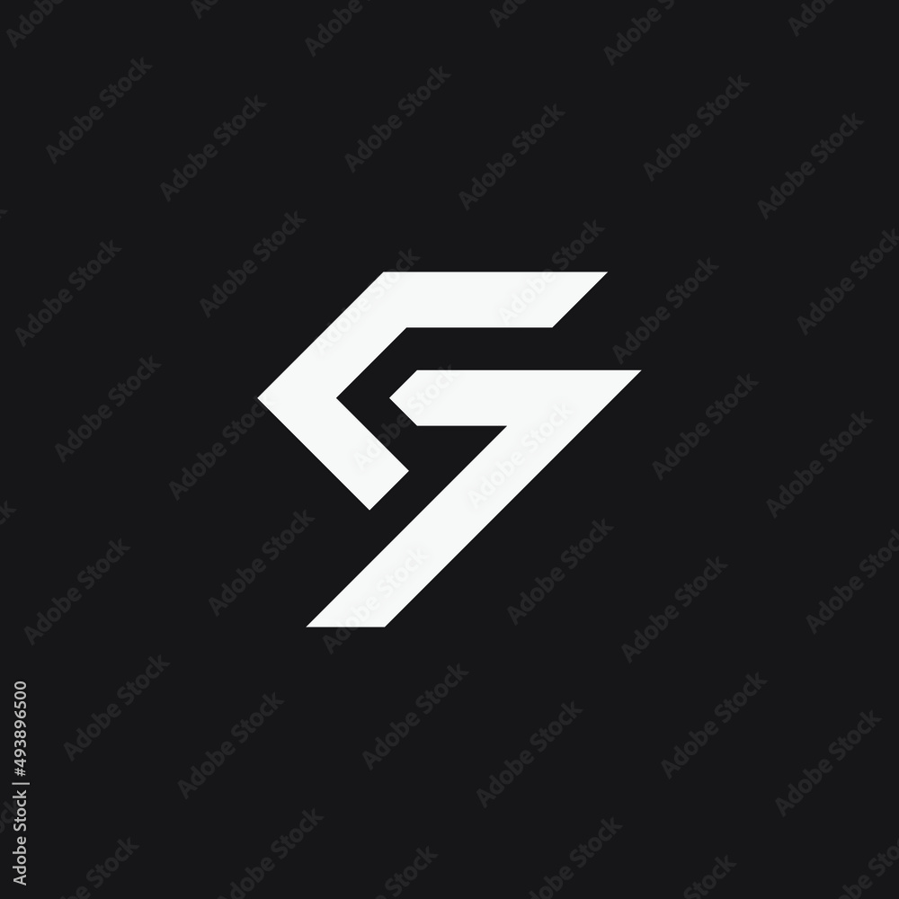 C7 monogram design logo template. C7 monogram design logo template.