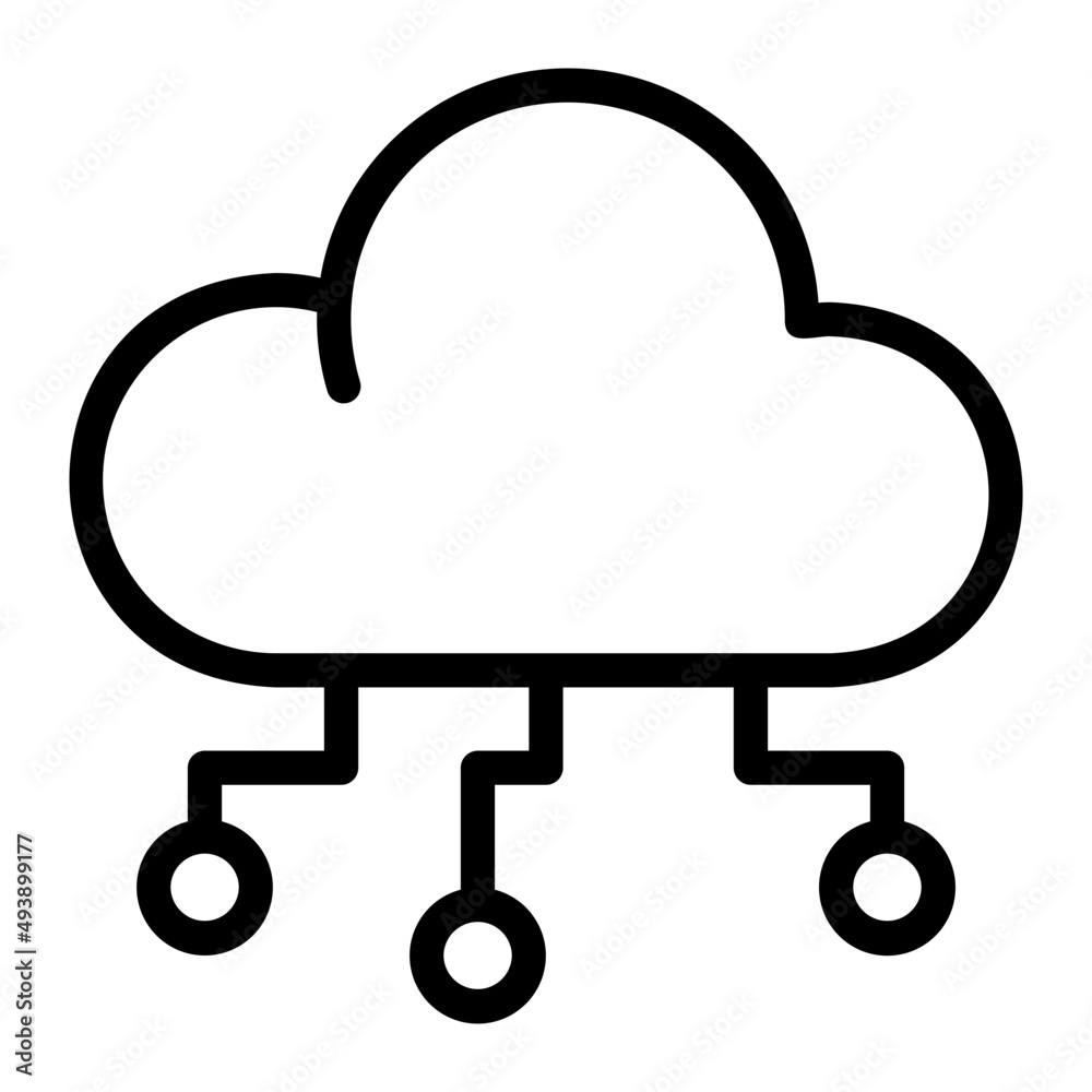 cloud line icon cloud line icon
