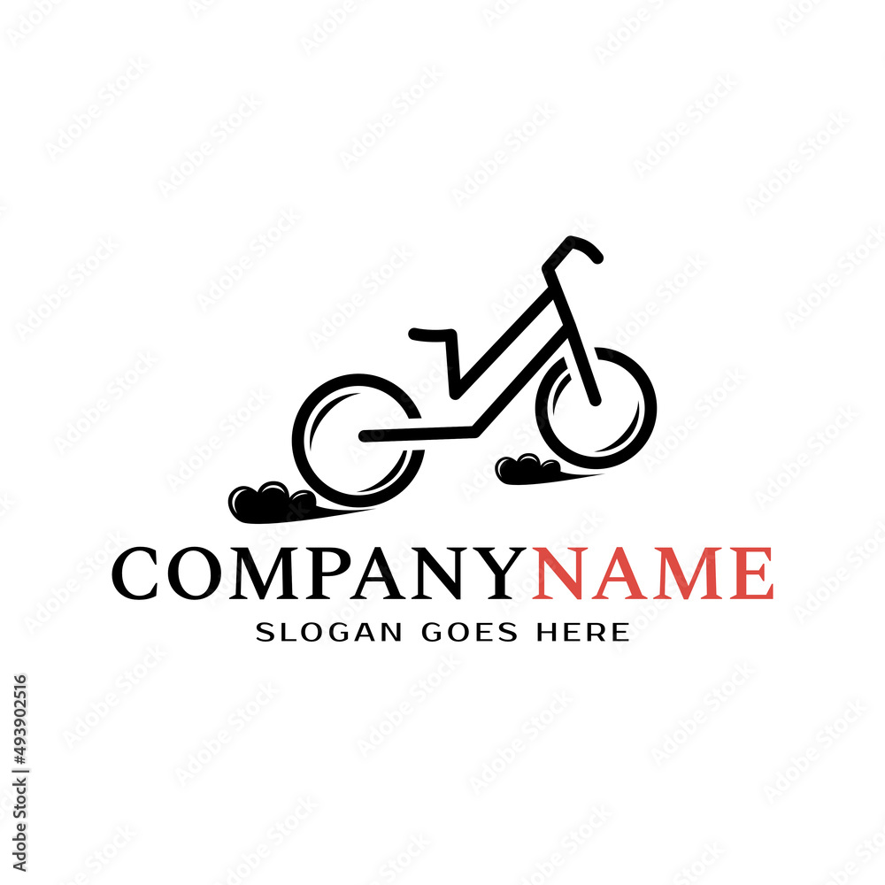 Bike symbol logo design, stylish event season racer. Cyclist, vector. Speed Bike symbol logo design, stylish event season racer. Cyclist, vector. Speed