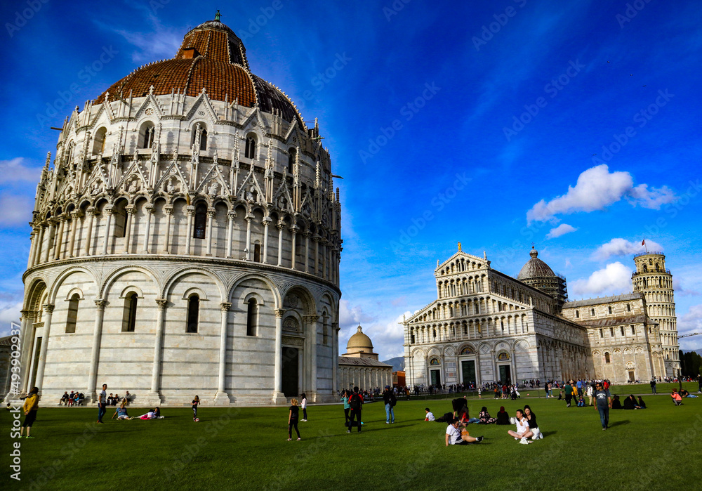 Piazza dei miracoli , Pisa, Tuscany, Italy