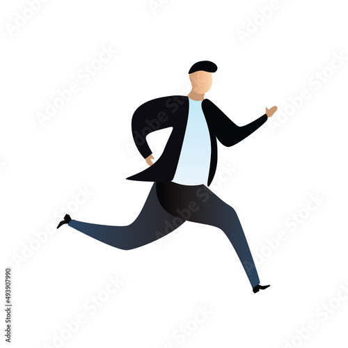 Running Businessman, Late Character