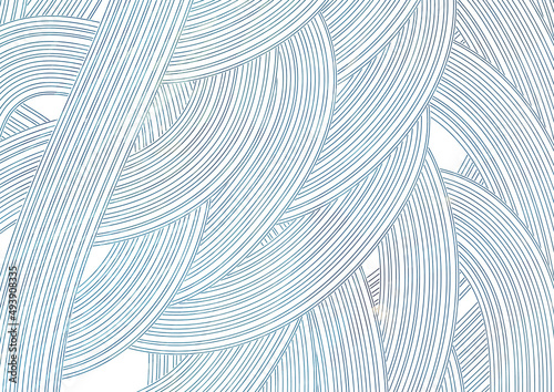 blue brush strokes wavy vector background