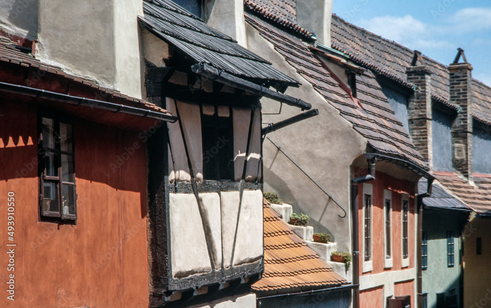 Prague's Golden Lane. Prague. Czech Republic. 1995. 