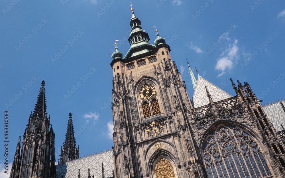 St. Vitus Cathedral.. Prague. Czech Republic. 1995. 