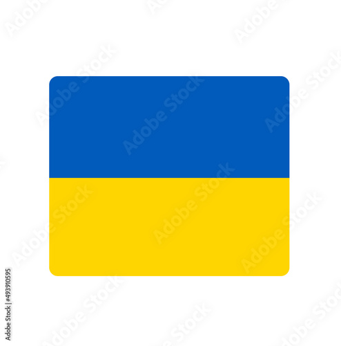 Ukraine flag vector illustration