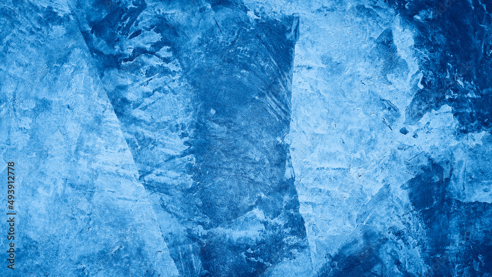 Fototapeta premium abstract blue texture cement concrete wall background