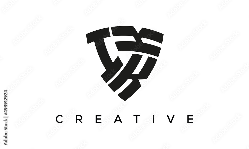 IKK letters logo, security Shield logo vector IKK letters logo, security Shield logo vector