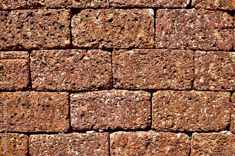Obraz premium Background of a rustic brick wall