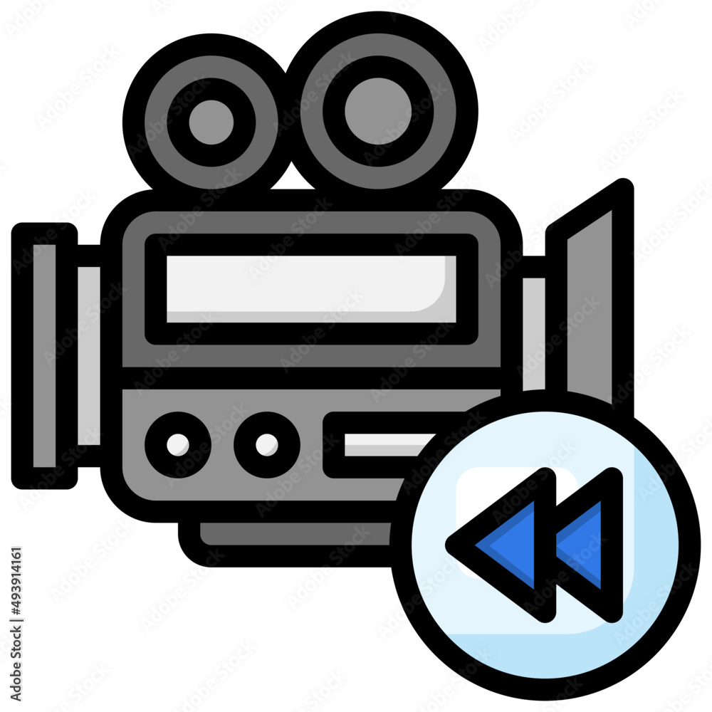 REWIND filled outline icon,linear,outline,graphic,illustration REWIND filled outline icon,linear,outline,graphic,illustration