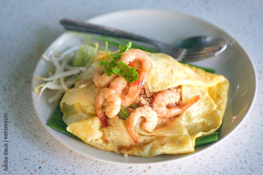 Pad Thai,Thai stir-fried noodles Pad Thai,Thai stir-fried noodles
