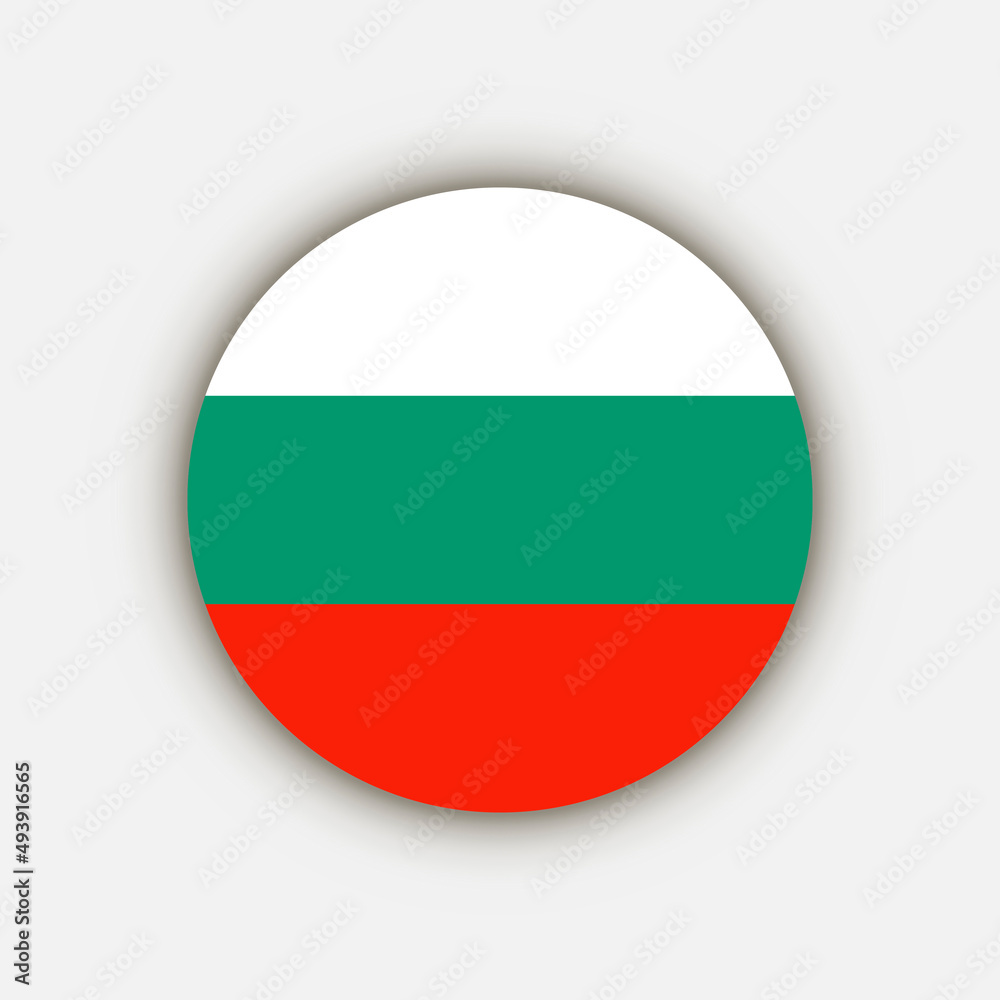 Country Bulgaria. Bulgaria flag. Vector illustration. Country Bulgaria. Bulgaria flag. Vector illustration.