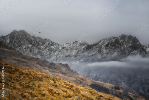 The Elvo valley, framed by the peaks of Mount Mars and Mount Mucrone photo