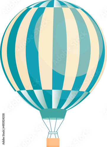 Vintage Air Balloon or Aerostat Illustration