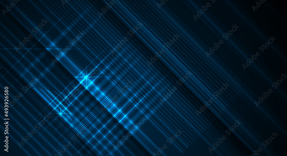 Vector abstract line pattern, digital hi tech technology design and ...