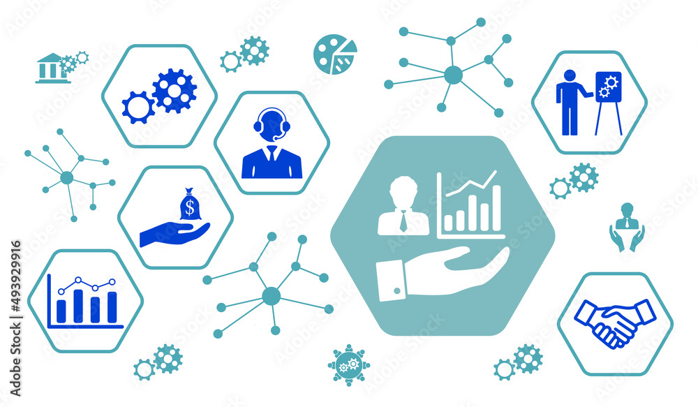 Concept of business support Concept of business support