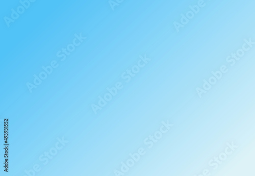 Sky blue gradient background for advertisement. Vector illustration.