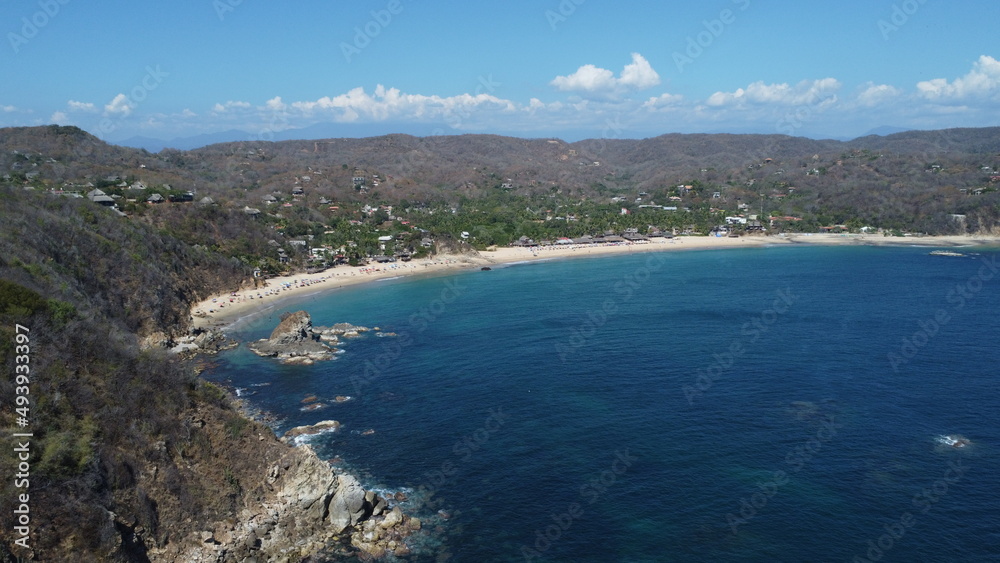 view over beach 