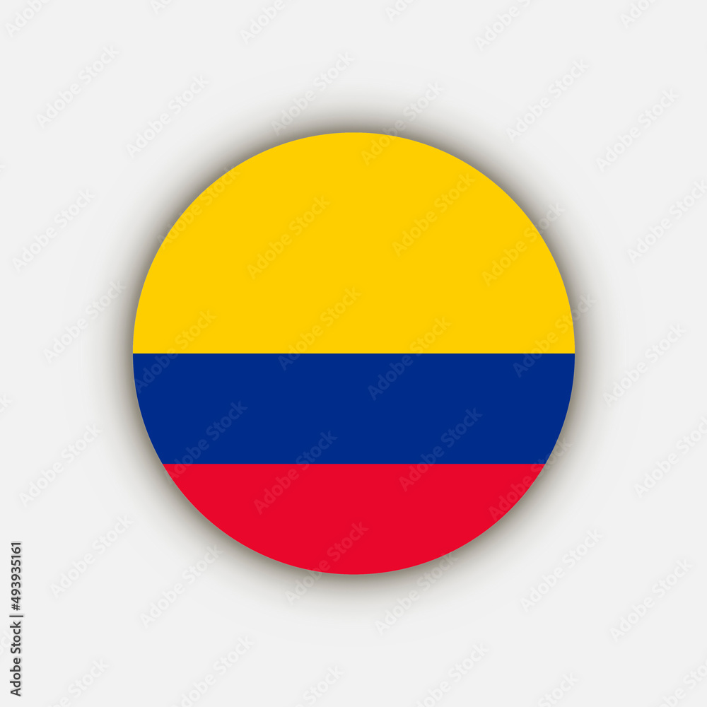Country Colombia. Colombia flag. Vector illustration. Country Colombia. Colombia flag. Vector illustration.