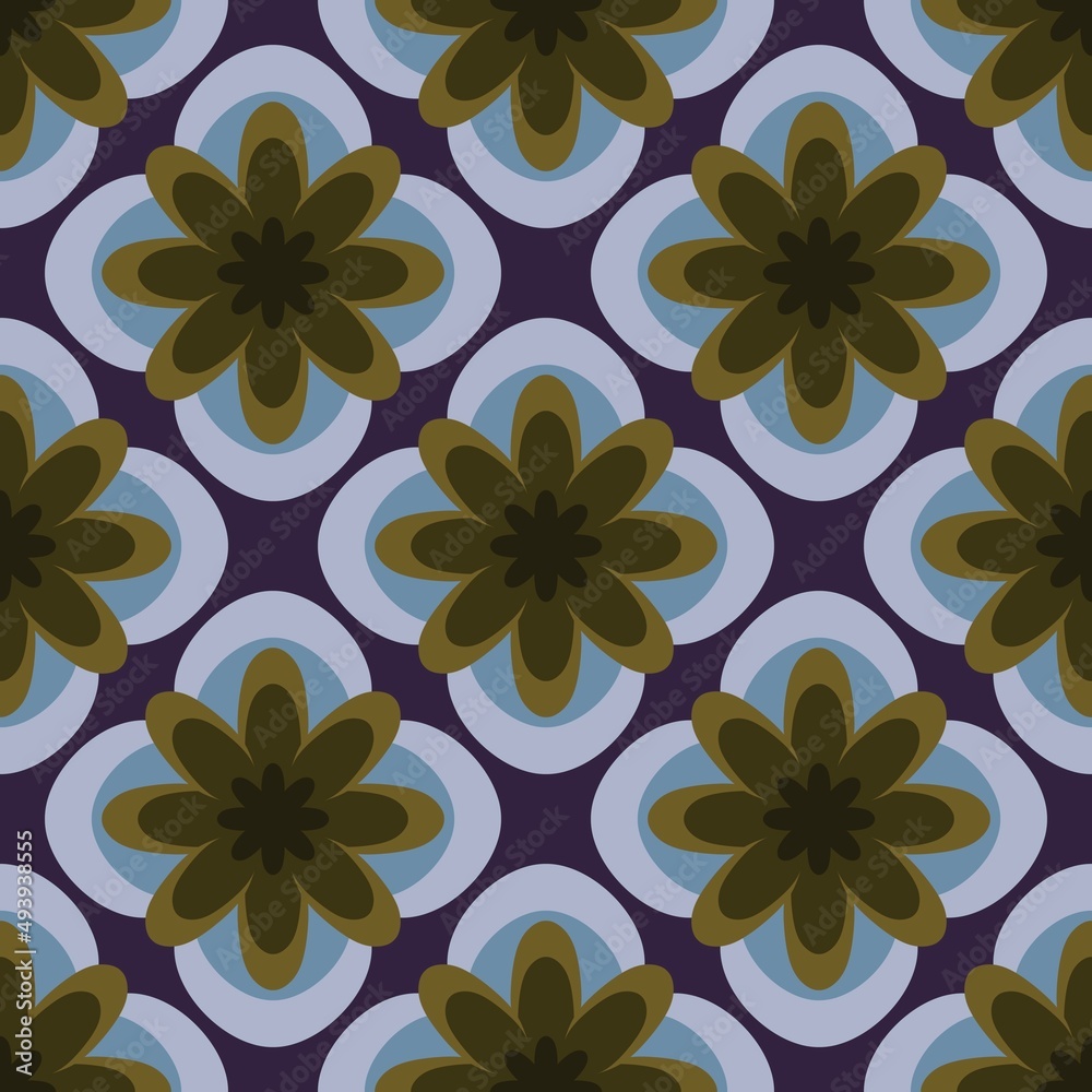 Simple floral seamless pattern with flowers for fabrics and cards and linens and kids and wrapping paper Simple floral seamless pattern with flowers for fabrics and cards and linens and kids and wrapping paper