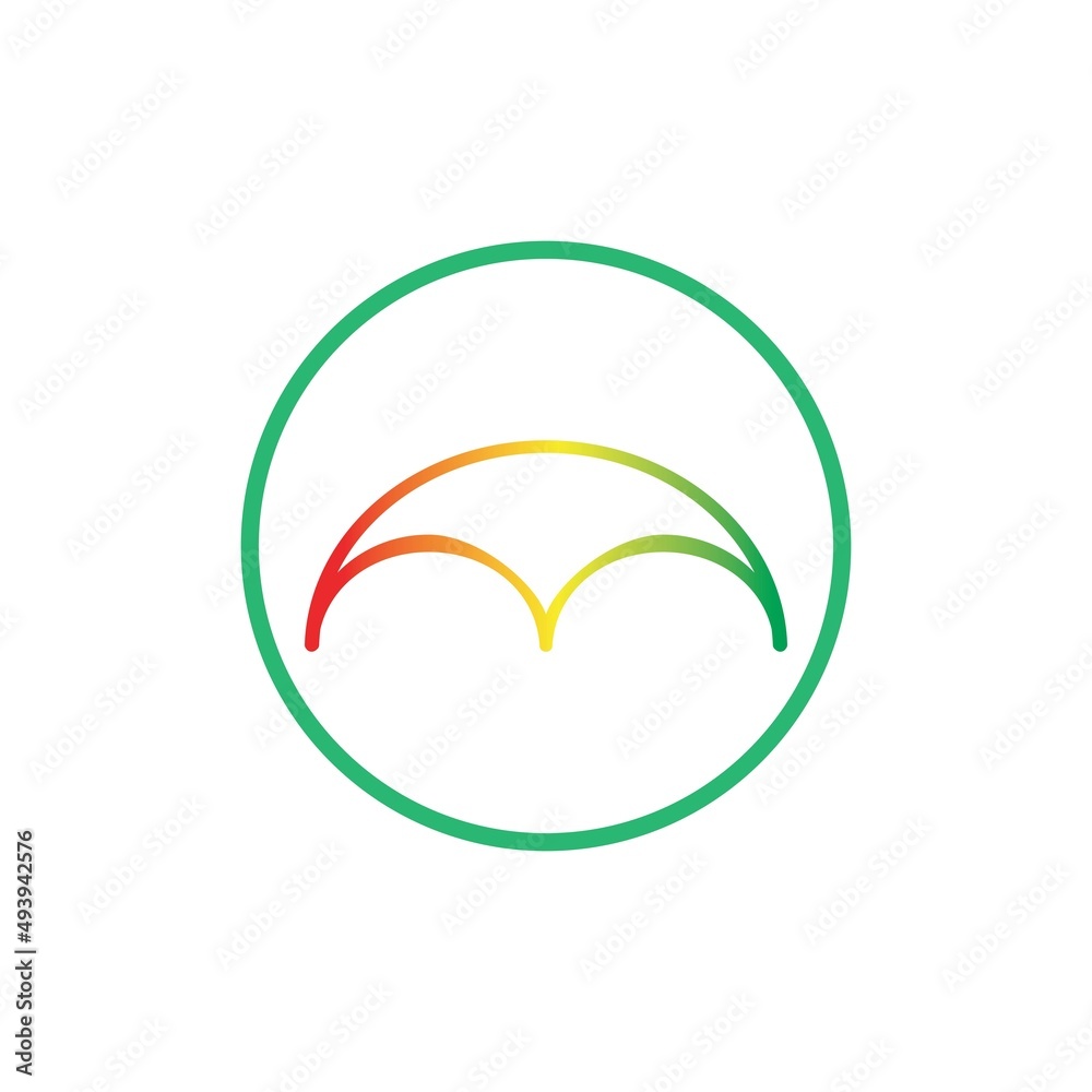 umbrella logo design illustration vector
