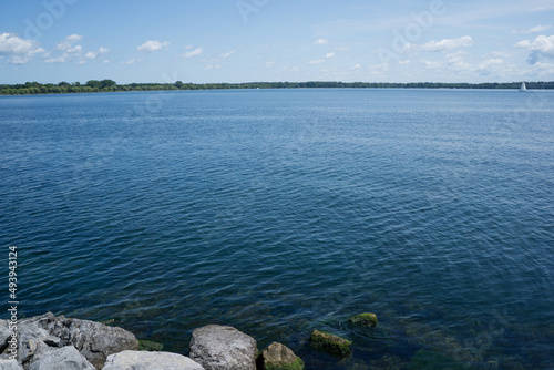 The view out on the lake at Seneca Lake State Park 