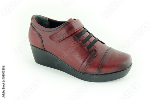 Leather and comfortable women's shoes.
