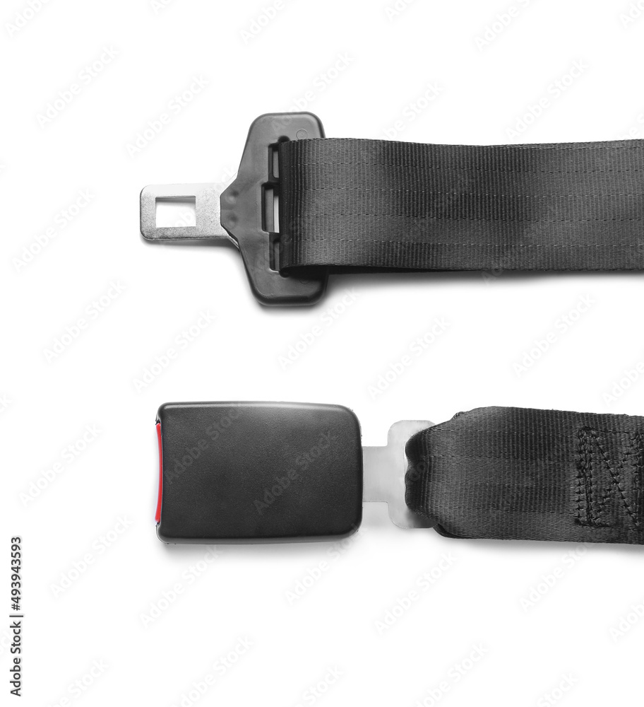 Seat belt on white background Seat belt on white background