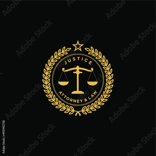  Law firm unique logo design