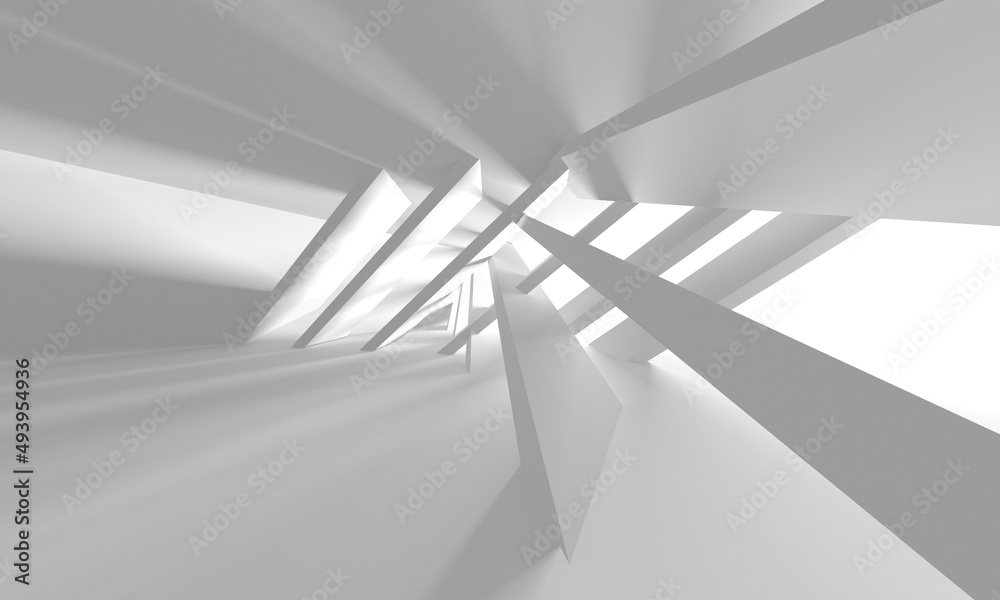 White Modern Background. Abstract Building Concept White Modern Background. Abstract Building Concept