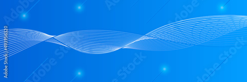 Abstract background with dynamic effect. Modern blue banner pattern. Vector illustration for design.