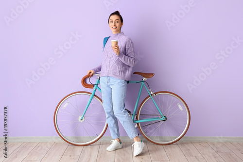 Portrait of beautiful femal...