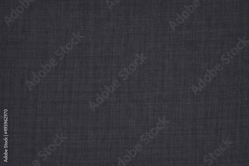 Grey linen fabric texture background, seamless pattern of natural textile. © Nattha99