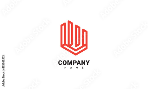 Real estate logo template, housing & office business