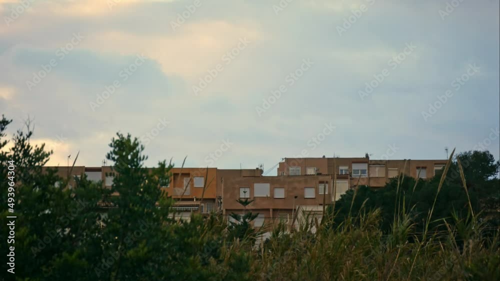 Timelapse of storm arriving to a humble neighbourhood Timelapse of storm arriving to a humble neighbourhood