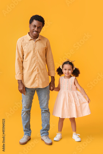 Portrait of little African-...