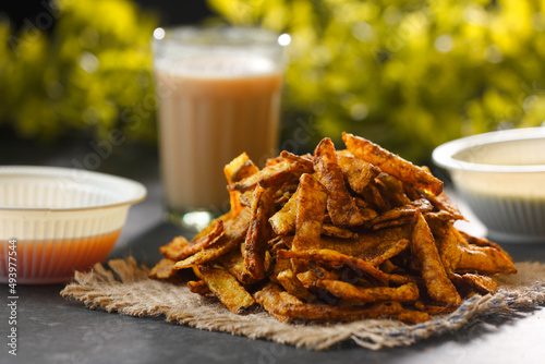 Photography Crispy Fried Potato Chips