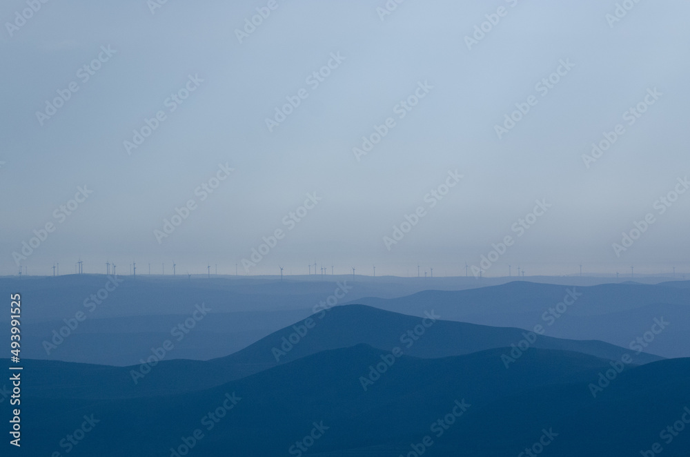 time lapse of clouds over the mountains