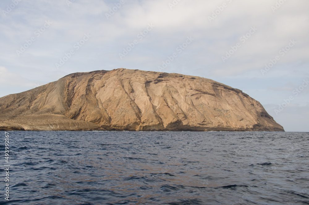 Islet of Montana Clara. Integral Natural Reserve of Los Islotes. Canary Islands. Spain.