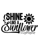 Sunflower SVG Bundle, Sunflower SVG, Flower Svg, Monogram Svg, Half Sunflower Svg, Cut File Cricut, Sunflower Clipart Png, Silhouette