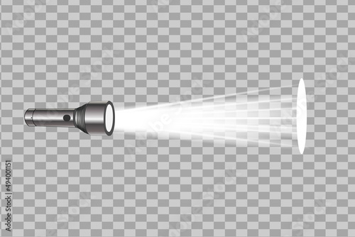 Black flashlight.