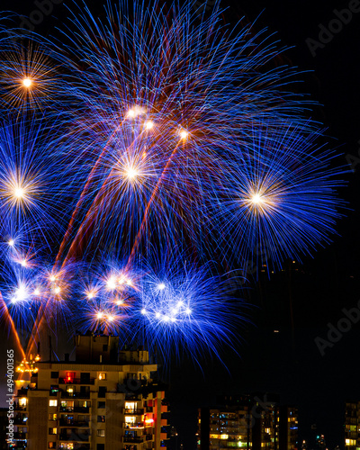 fireworks over Vancouver
