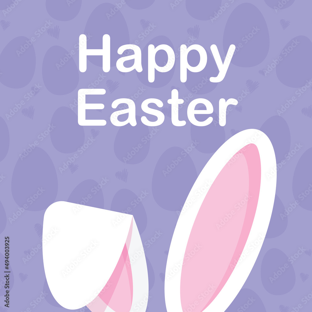 Happy easter card