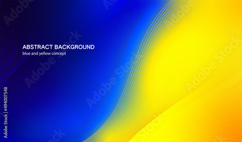 Abstract background for website or postcard. The colors of the Ukrainian flag are yellow and blue