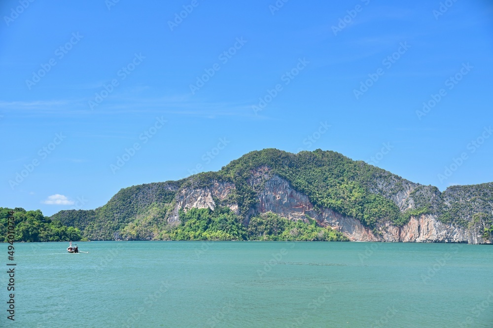 Scenery of Phang Nga Bay in Southern Thailand