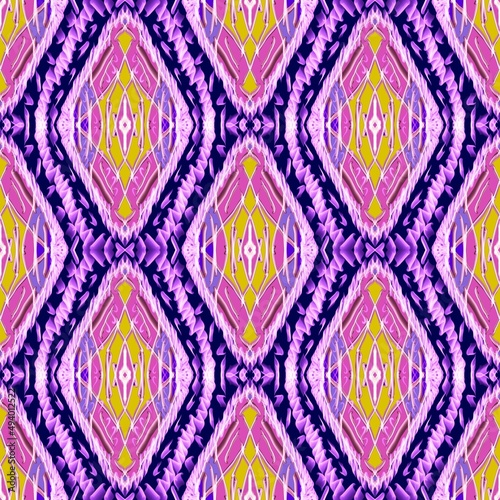 geometric ethnic seamless pattern for fabric 