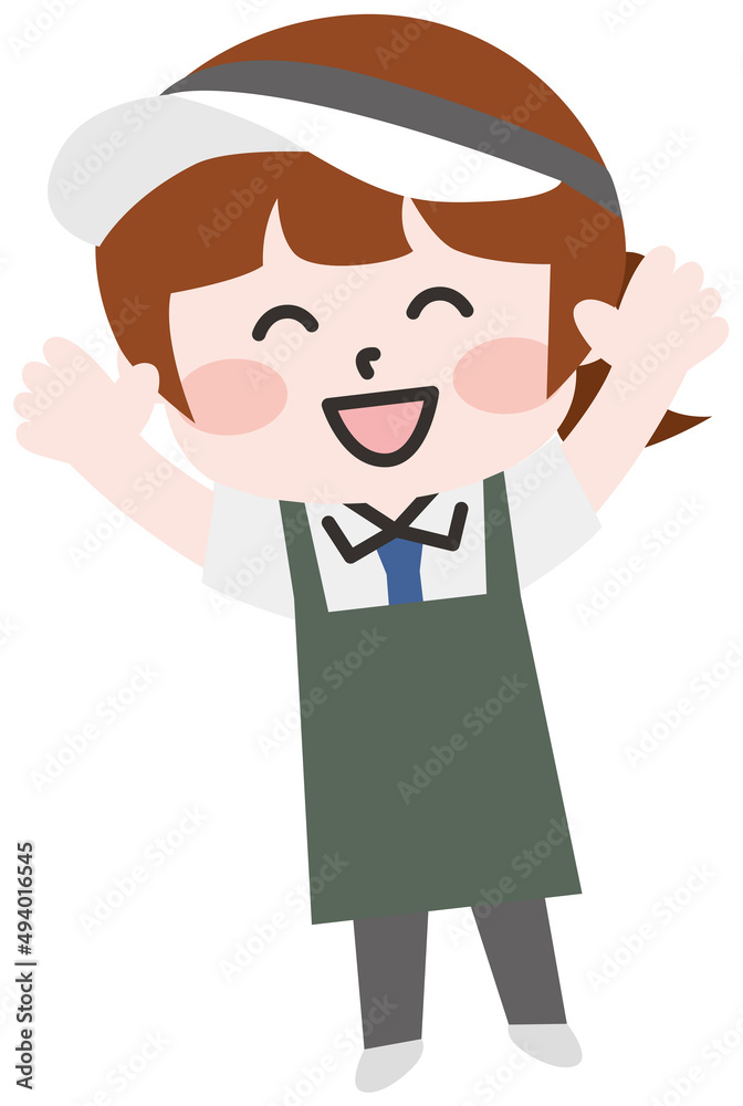 万歳飲食店スタッフ