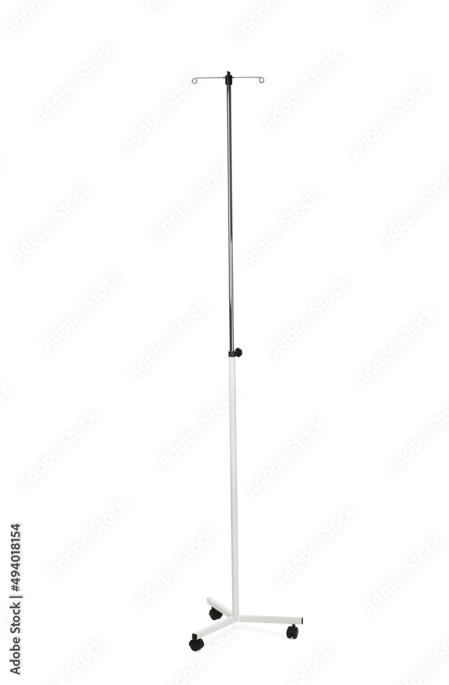Drop counter stand isolated on white. Medical equipment