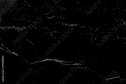 Abstract black marble patterned texture background, for design art work.