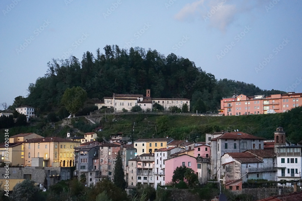 View of Castelnuovo Garfagnana, Tuscany, Italy