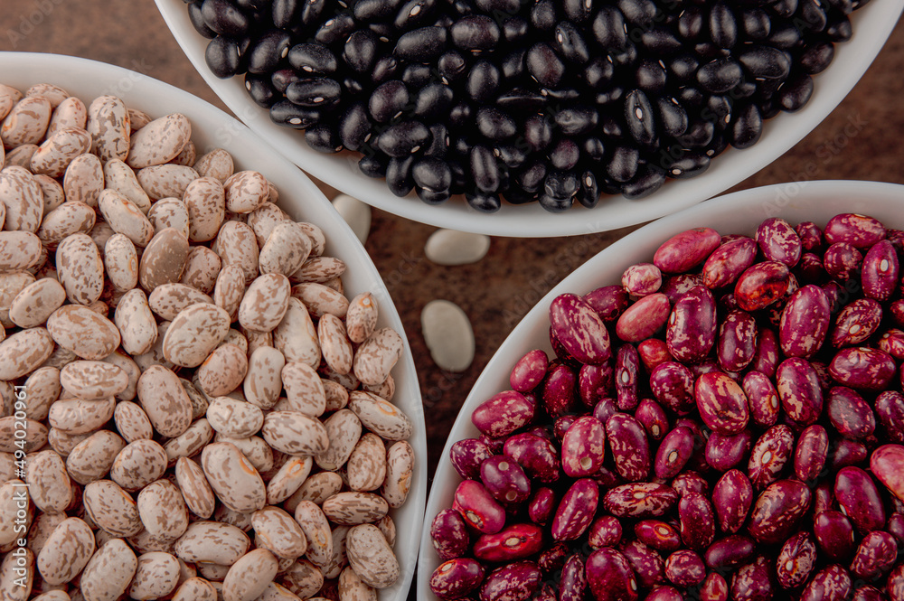 Beans, proper nutrition, meat substitute, horizontal beans textured Beans, proper nutrition, meat substitute, horizontal beans textured